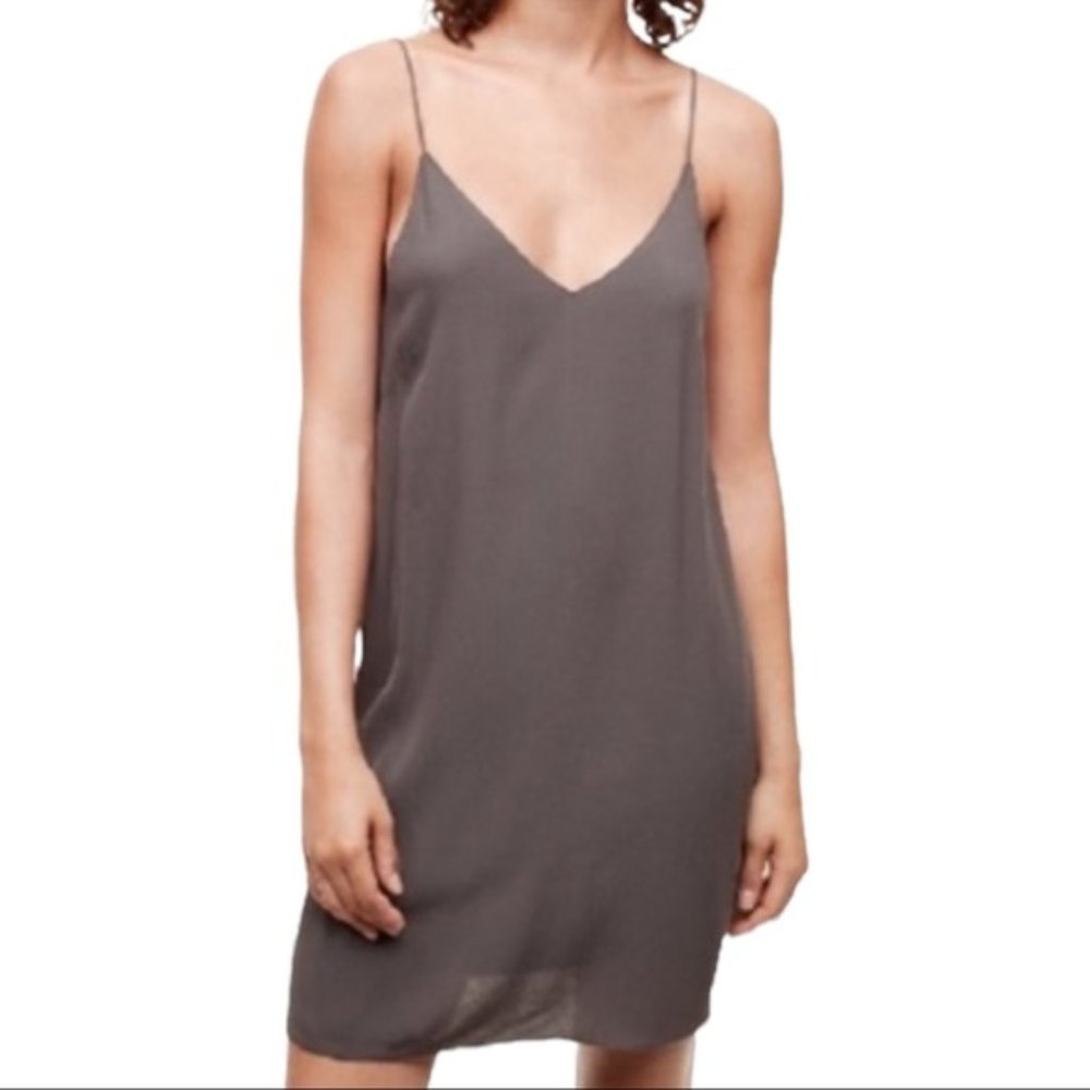 ARITZIA Dress Wilfred Grey Vivienne XS